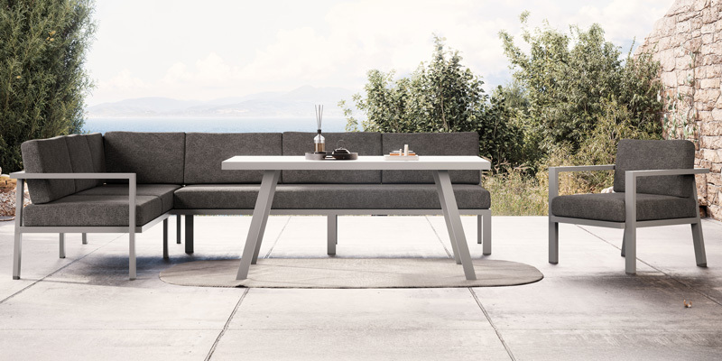 Durée de vie d'un salon de jardin en aluminium